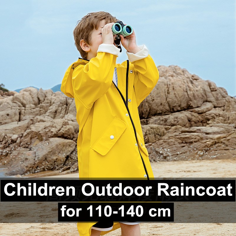 100-140 Cm Children's Raincoat - Camping Rain Poncho recension och pris