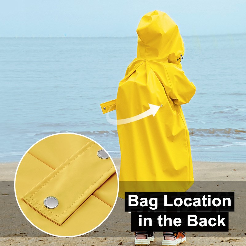 100-140 Cm Children's Raincoat - Camping Rain Poncho recension och pris