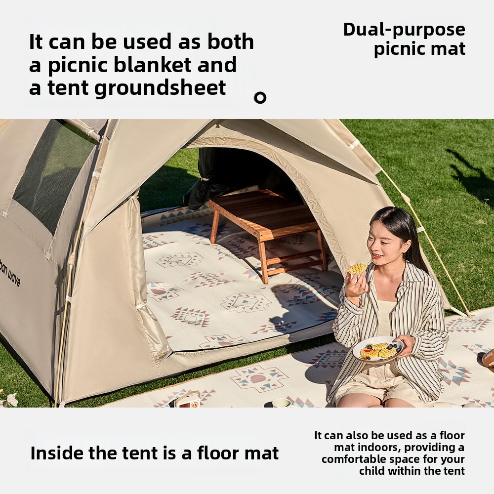 Thickened Waterproof And Dirt- - Outdoor Camping Rugs recension och pris