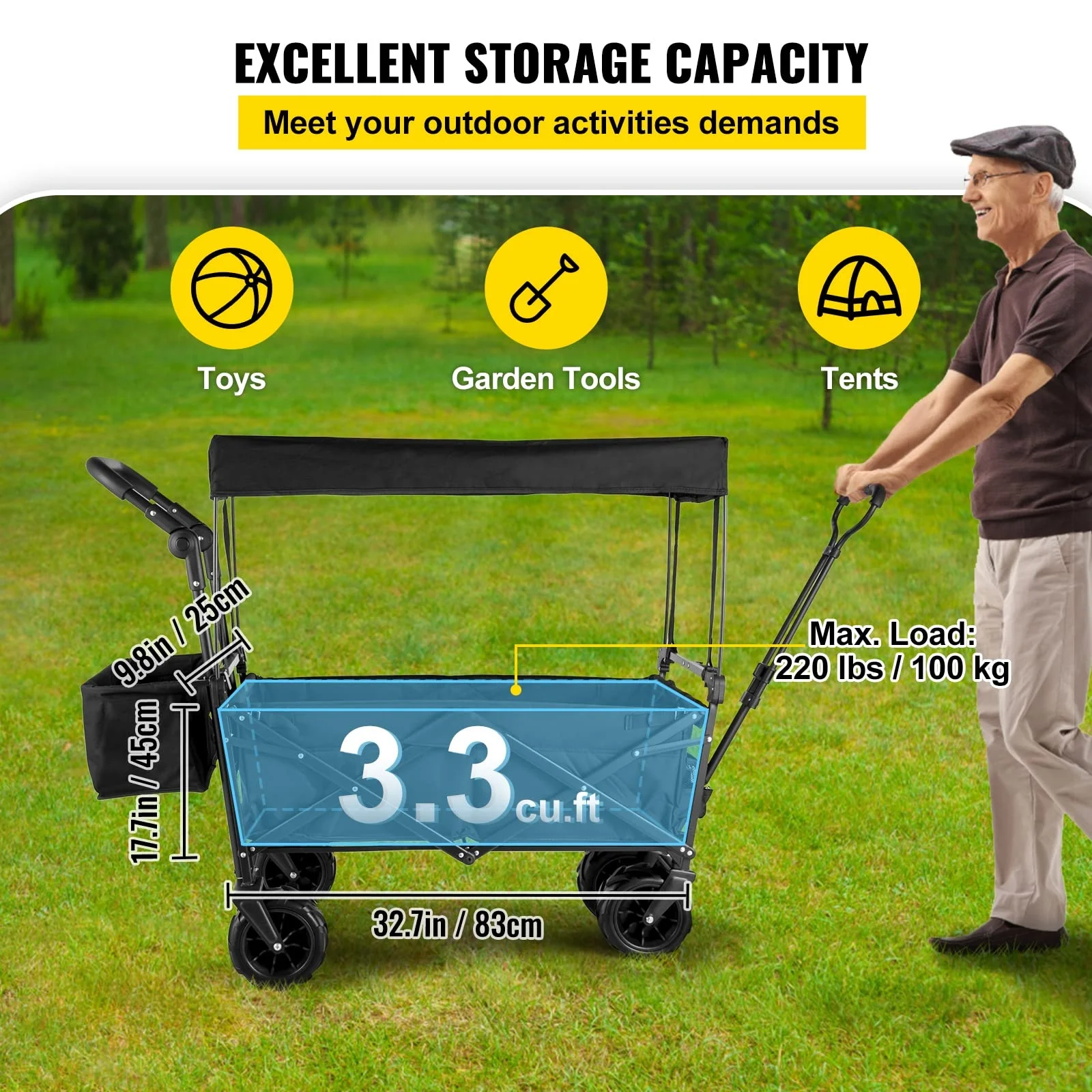 Outdoor Camping Folding Utilit - Outdoor Camping Trolley recension och pris