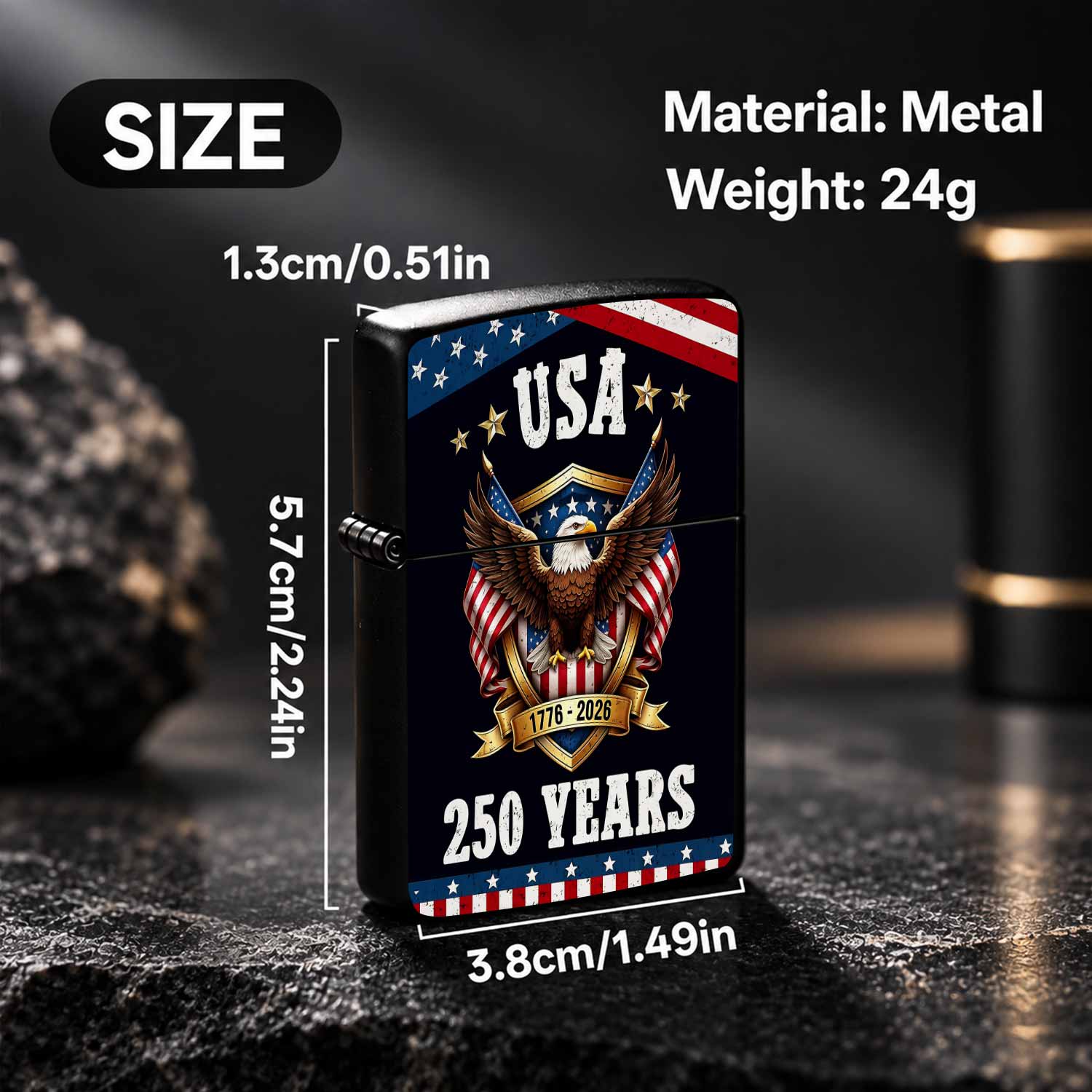 Patriotic Usa 250Th Anniversar - Outdoor Camping Usa recension och pris