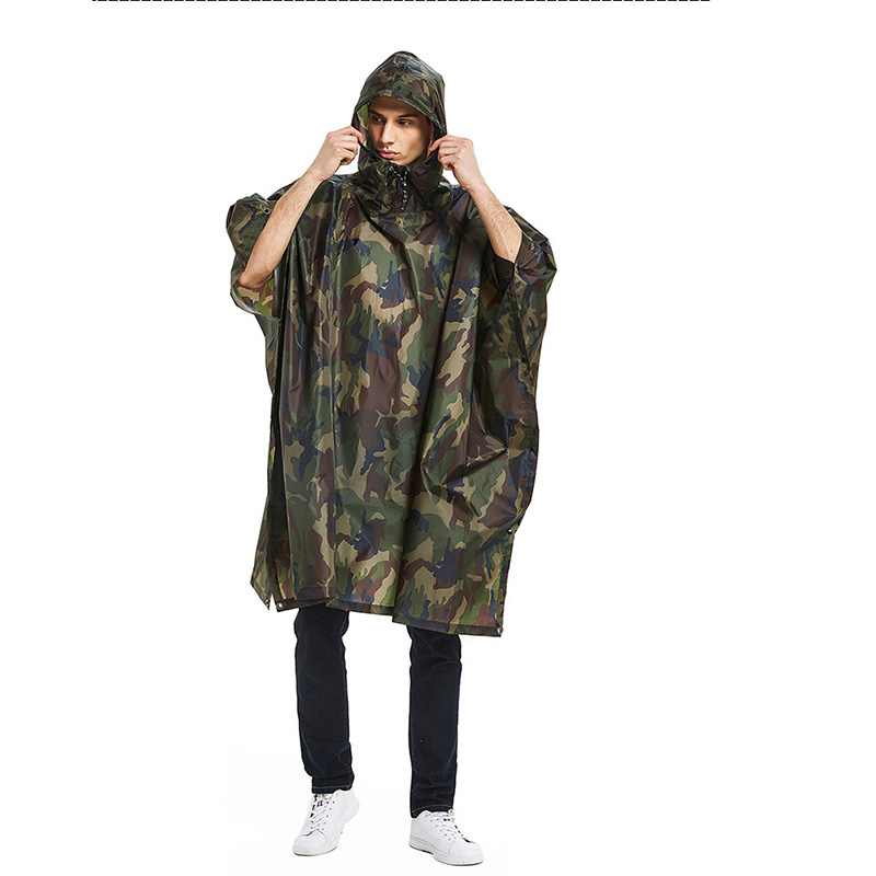 3 in 1 Raincoat Backpack Rain  - Camping Rain Poncho recension och pris