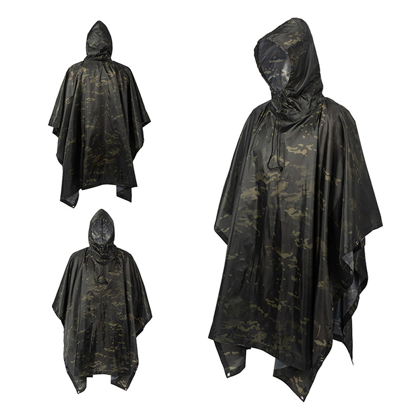 3 in 1 Raincoat Backpack Rain  - Camping Rain Poncho recension och pris