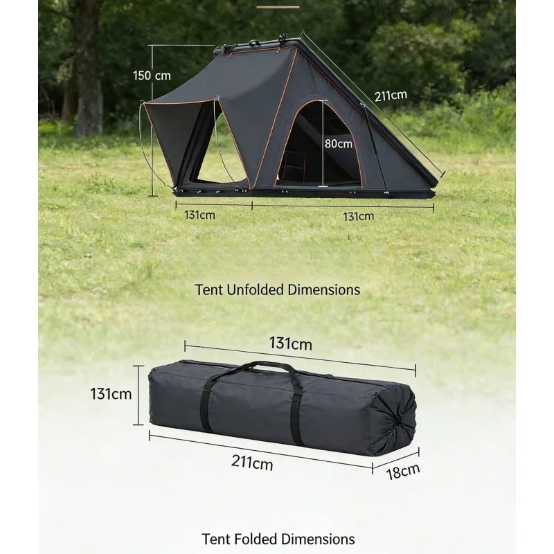 Hot Selling Aluminum Hard Roof - Outdoor Camping Van Tent recension och pris